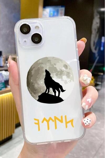 3GEN CASE İphone 13-İphone 14 Uyumlu Türk Sembolleri Desenli Şeffaf Silikon K...