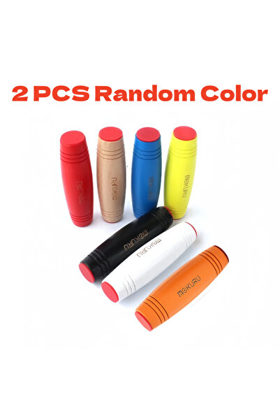 Choice قطعتان عشوائيتان من لعبة موكورو الخشبية لتخفيف التوتر - عصا تخفيف التو...