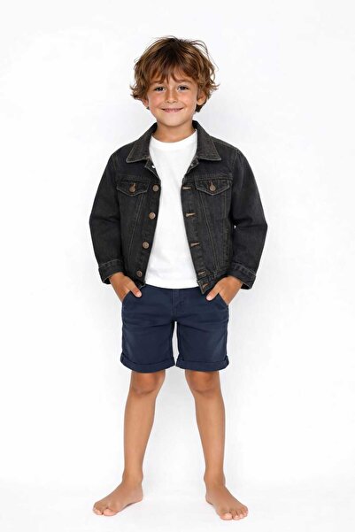 COUPON Children's Denim Jacket / Anthracite