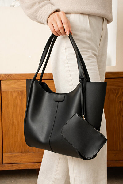 POLOGRAND London Original Women's Large Volume Luxury Soft Leather Double Han...