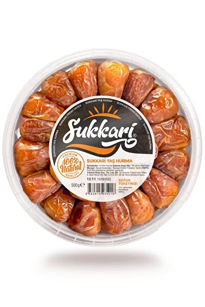 NUTAREL Sukkari Yaş Hurma - Premium 500 Gr.