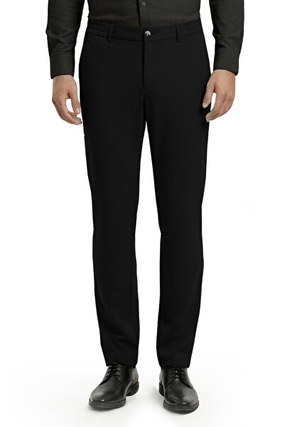 goffra Men's North Flexible Relaxed Elastic Waist Jogger Pants Black M702-R03...