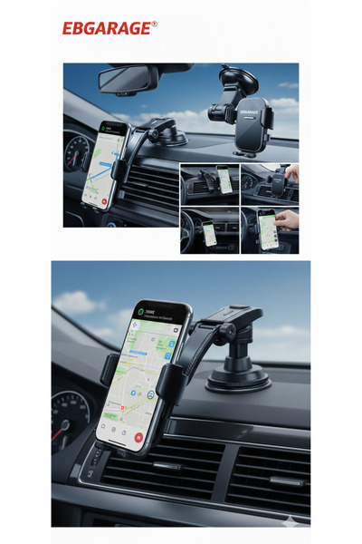 abanasa abanasa EB GARAGE Ayarlanabilir Uzun Kollu Torpido Üstü Araç İçi Tele...