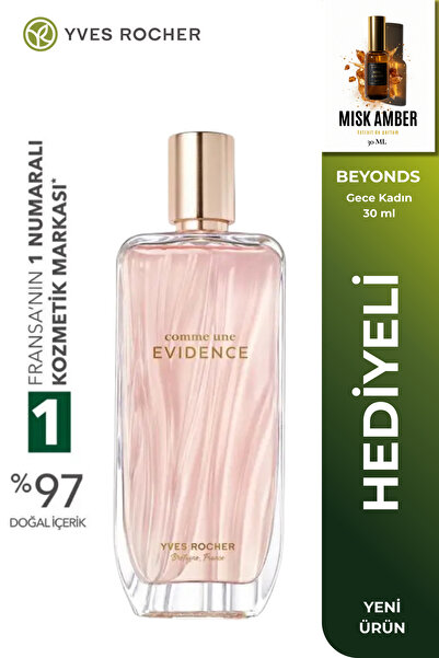 Yves Rocher Comme une Evidence EDP 100 ml Kadın Parfüm Zarif Çiçeksi Şipre Ha...