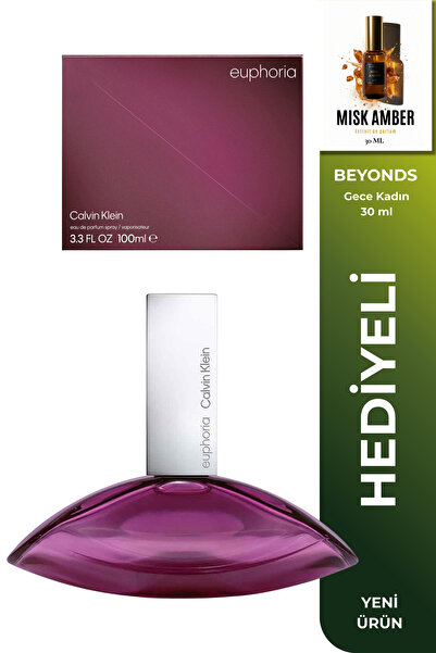 Calvin Klein Euphoria Kadın Parfüm EDP 100 ml Şehvetli Orkide Amber Misk Femi...
