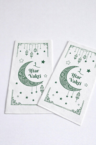 Dekals 25 li İftar Vakti Yazılı Fener Ay Yıldız Desenli Ramazan Temalı BEYAZ ...