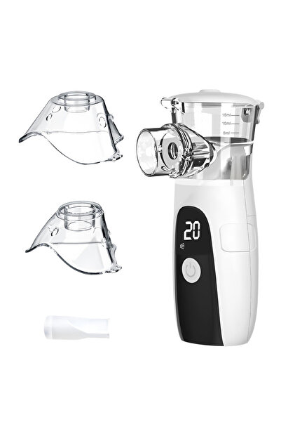 Choice جهاز استنشاق رذاذ طبي أبيض اللون، صامت، محمول باليد، لعلاج الربو، مناس...