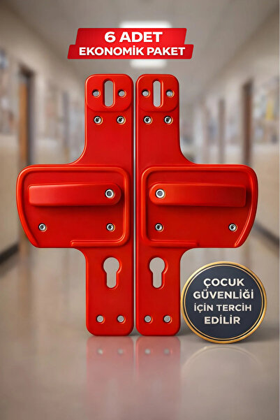 hilal kimya Bariyerli Kapı Kolu | Çocuk Güvenlikli |Okul, Kreş ve Eğitim Alan...