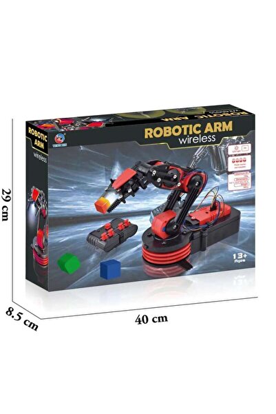 TeTea Jucarie Educationala Tetea, Kit STEM brat robotic manipulator cu teleco...