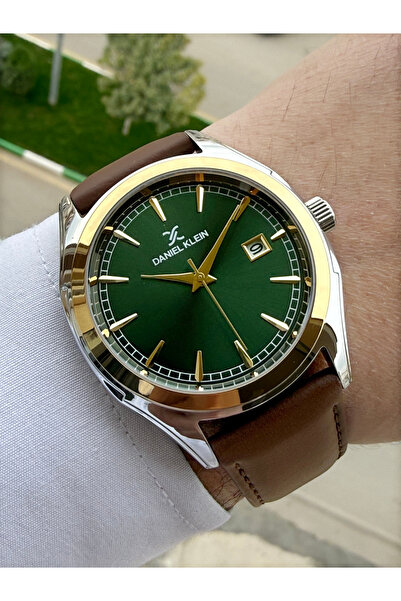 Daniel Klein Kordonu Kahverengi Takvimli Erkek Kol Saati