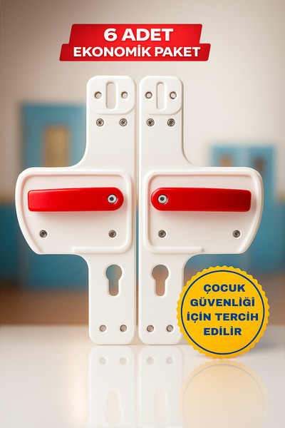 Life 360 Bariyerli Kapı Kolu | Çocuk Güvenlikli |Okul, Kreş ve Eğitim Alanlar...