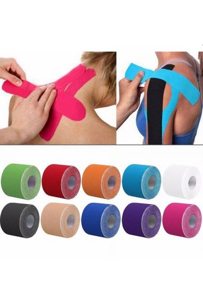 DİĞER1111 VZN Ağrı Bandı Sport Tape Kinesio Ağrı Bandı 5x5 Kırmızı