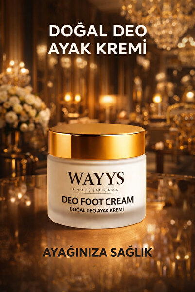 WAYYS AYAK DEODORANT KREMİ Koku önleyici doğal ayak bakımı
