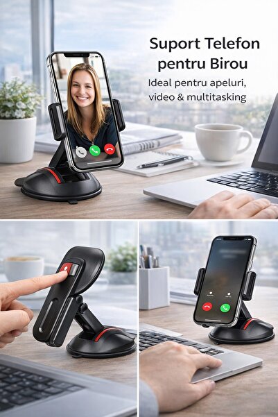 OEM Car and desk phone holder, compact, stable and portable design