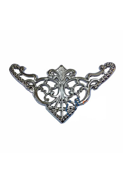 Skygo زينة زاوية مزخرفة، حامل زاوية - كبير، 31x55 ملم، نيكل، قطعة واحدة