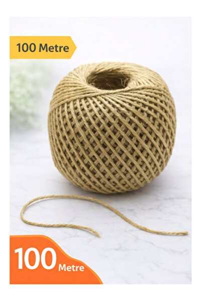 Aspak Kağıtçılık Ambalaj 150 Metre Hasır İpi-Çuval İpi-Kırnap İpi-Jüt İp-1 Adet