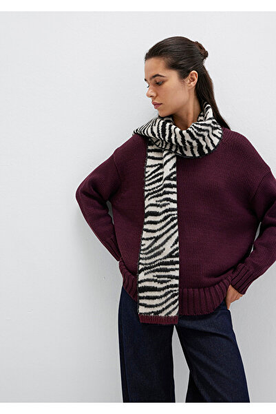 Mavi Eșarfă cu model zebră 1913601-900