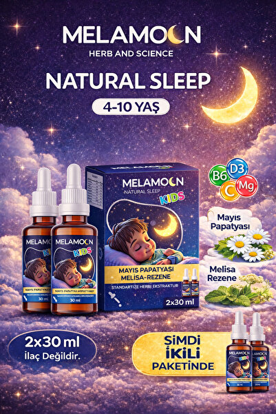 Melamoon Mayıs Papatyası İçeren Sıvı Takviye Edici Gıda 2x30 ml