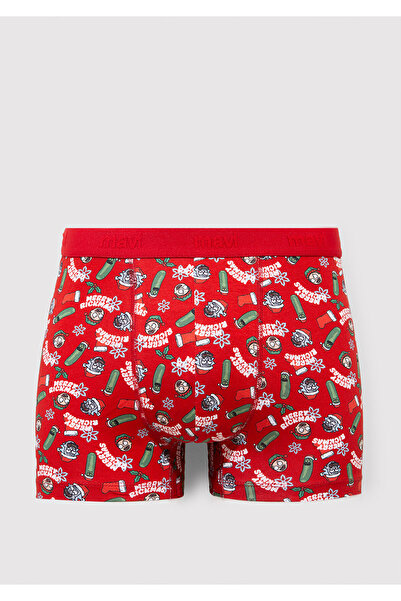 Mavi Yılbaşı Temalı Rick And Morty Boxer 0911246-32421