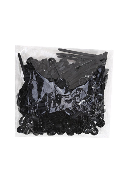 Choice أربطة كابلات بلاستيكية سوداء، 100 قطعة أو 50/100 قطعة، مشابك تثبيت من ...