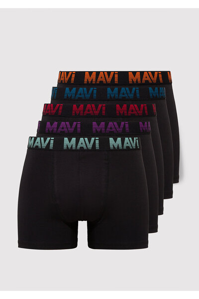 Mavi 5-teilige schwarze Basic-Boxershorts 0910619 -900
