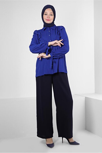 Alvina ΜΠΛΟΥΖΑ ΛΕΠΤΟΜΕΡΗΣ ΚΟΥΜΠΙ ΜΕ ΡΟΛΑ 43777