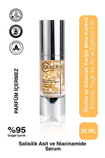 raxeria Gözenek ve Akne Bitkisel Ve Salisilik Asit Serum
