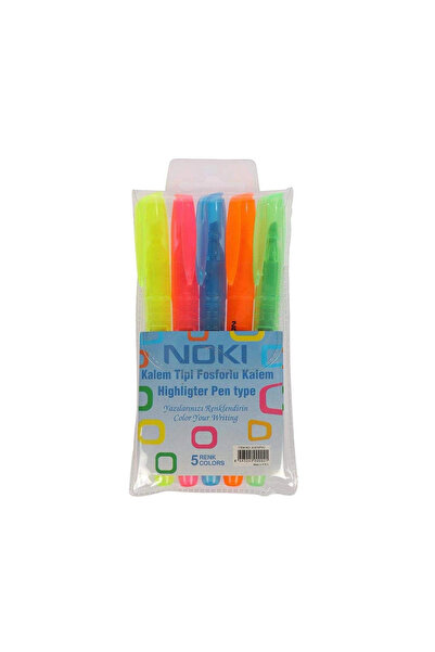 Noki Pen Type Highlighter 5 pcs