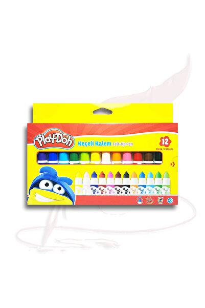 Play Doh Play-doh Keçeli Kalem 12 Renk Karton Kutu 8 Mm Play-ke008