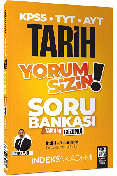 Genel Markalar İndeks Akademi 2025 Kpss Tyt Ayt Tarih Yorum Sizin Soru Bankas...