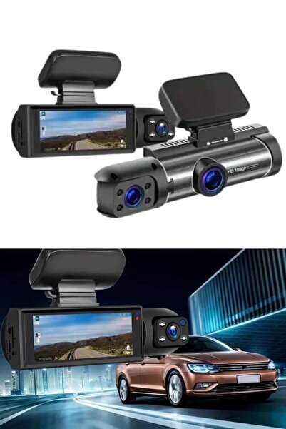 Kanonik Education Araç İçi Full Hd Kamera Ön ve Arka Kameralı Ekranlı Araç Ka...