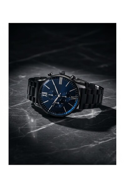 Leerybee Özel Kutulu Siyah Metal Erkek Kol Saati Arkadasa Sevgiliye Ese Dogum...