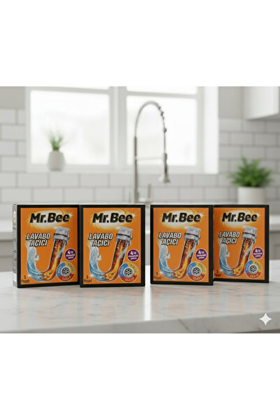 mr.bee LAVABO AÇICI MR.BEE 4 LÜ PAKET