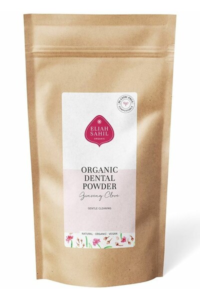 Eliah Sahil Ginseng and Clove Powder for Dental Cleaning Bio 200g Refill Elia...