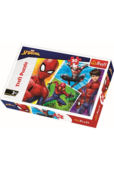 Trefl 30 bucăți 27x20 cm Spiderman și Miguel / Disney Marvel Spiderman 18242