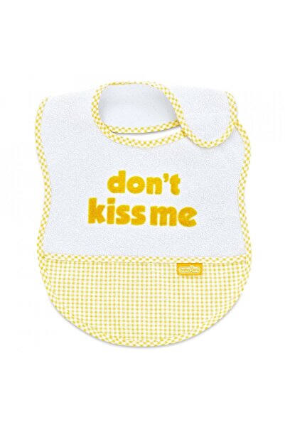 Babyjem Baveta din bumbac Dont Kiss Me