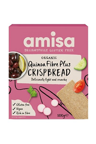 JollyMag Crispbread (painici) cu quinoa Fibre Plus fara gluten bio 100g Amisa