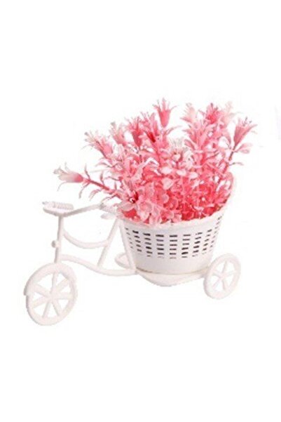 OEM Tricicletă mare cu plantă decorativă artificială roz, ghiveci de flori, G...