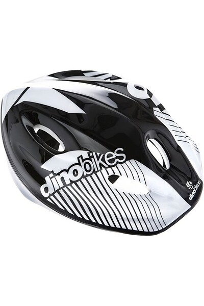 JollyMag Casca de protectie Dino Bikes alb si gri