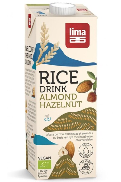 JollyMag Bautura vegetala de orez cu migdale si alune 1L Lima