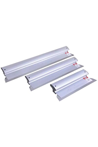 JollyMag Set 3 gletiere profesionale, inox, 40, 60, 80 cm, Ergoplane