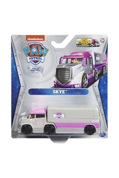 PAW PATROL Masinuta Patrula Cățelușilor True Metal - Căței de Camion Mare