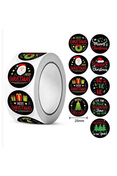 JollyMag Set 500 autocolante de Crăciun, etichete decorative autoadezive, NNK 17