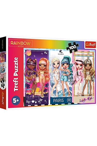 JollyMag PUZZLE TREFL 100 RAINBOW HIGH PAPUSILE DEOSEBITE