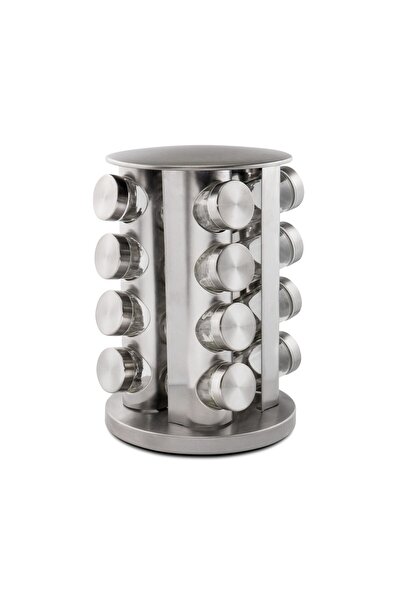 Zokura Set of 16 spice jars with holder -