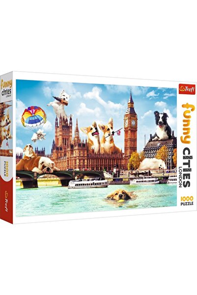 Trefl Puzzle Trefl, Căței în Londra, 1000 de piese