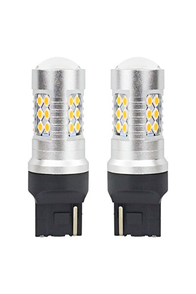 JollyMag Set becuri auto cu LED CANBUS, 3030, 24SMD, compatibil T20, 7440, WY...