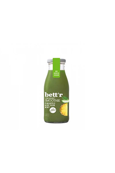 BETTR Smoothie cu ananas, aloe si menta, bio, 250ml,