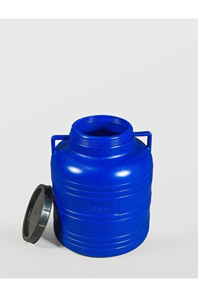 sterk Bidon 60 litri, cu capac prin infiletare si manere, Sterk, Plastic Alba...