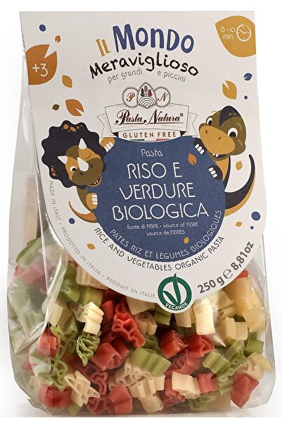 Pasta Natura Paste de orez cu sfeclă roșie și spanac, fără gluten pentru copi...